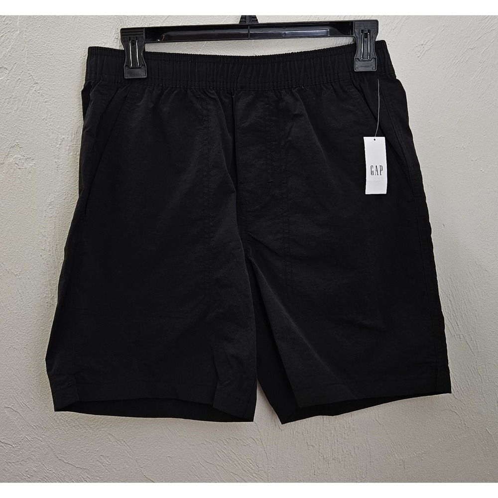 *NEW w/Tags GAP Hybrid Easy‎ Short Mens Size XS 7" Inseam Black Elastic Waist